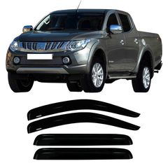 Ανεμοθραύστες Niken εξωτ. τοποθέτησης Mitsubishi L200 V 4D / Fiat Fullback 4D 4τμχ