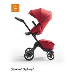 Stokke Παιδικό Καρότσι Xplory X Ruby Red με δώρο το Carry Cot