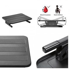 Maclean MC-831 foot rest Black-thumb-2