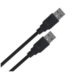 Lanberg CA-USBA-20CU-0010-BK USB cable 1m 2.0 USB A Black