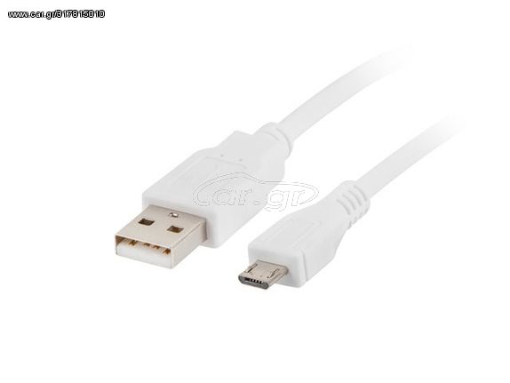 Lanberg CA-USBM-10CC-0018-W USB cable 1.8 m USB 2.0 Micro-USB B USB A White