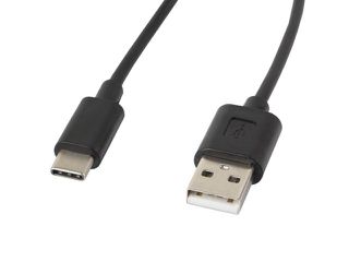 Lanberg CA-USBO-10CC-0018-BK USB cable USB 2.0 1.8 m USB A USB C Black