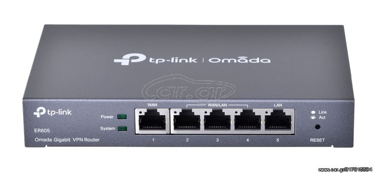 Gigabit VPN router TP-LINK TL-ER605, 5 ports