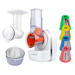 Esperanza EKM027 electric grater/spiralizer Plastic White-thumb-1