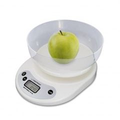 Esperanza EKS007 Kitchen scale with a bowl. White Electronic kitchen scale-thumb-1