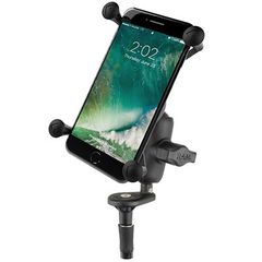RAM Mounts X-Grip Large Phone Mount with Motorcycle Fork Stem Base-thumb-1