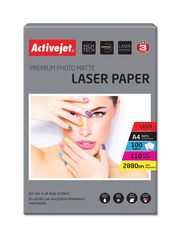 Activejet AP4-110M100L matt photo paper for laser printers; A4; 100 pcs