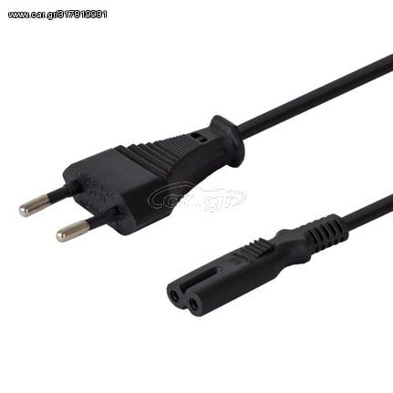 SAVIO Power cable (M) 2pin, 1.2m CL-97