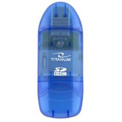 TITANUM TA101B card reader Blue USB 2.0-thumb-2