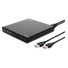 SAVIO AK-43 optical disc / External Slim drive DVD±R/RW CD±R/RW Black