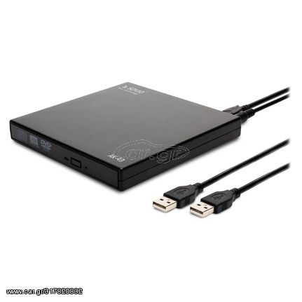 SAVIO AK-43 optical disc / External Slim drive DVD±R/RW CD±R/RW Black