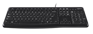 Logitech K120 keyboard USB QWERTY US International Black