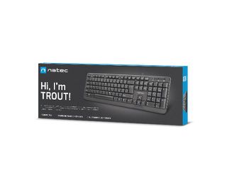 NATEC KEYBOARD TROUT SLIM USB, US LAYOUT, BLACK-thumb-4