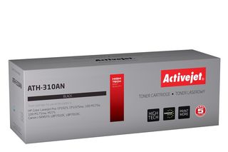 Activejet ATH-310AN toner for HP printer; HP 126A CE310A, Canon CRG-729B replacement; Premium; 1200 pages; black
