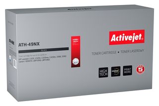 Activejet ATH-49NX toner for HP printer; HP 49X Q5949X, Canon CRG-708H replacement; Supreme; 6000 pages; black
