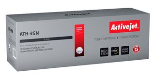 Activejet ATH-35N toner for HP printer; HP 35A CB435A, Canon CRG-712 replacement; Supreme; 1800 pages; black