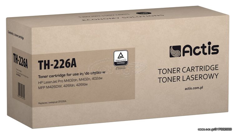 Actis TH-226A toner for HP printer; HP 26A CF226A replacement; Standard; 3100 pages; black