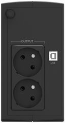 PowerWalker Basic VI 650 SB FR Line-Interactive 0.65 kVA 360 W 2 AC outlet(s)-thumb-2