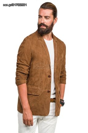 LAPEL ROSSI CAMEL γνήσιο δέρμα αρνί νάπα