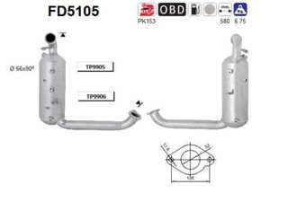 ΦΙΛΤΡΟ DPF FORD FOCUS II 1.6cc 2004-2012 KARALOIZOS exhaust