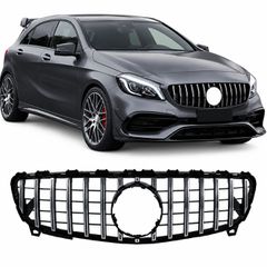 Μάσκα GT Panamericana Mercedes A-Class W176 2015-2018 [ KLparts ]-thumb-1