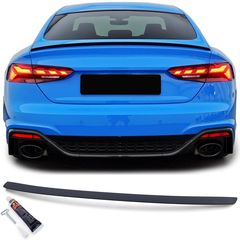 Sport πίσω σπόιλερ μαύρο ματ κατάλληλο για Audi A5 S5 RS5 F5 16-21