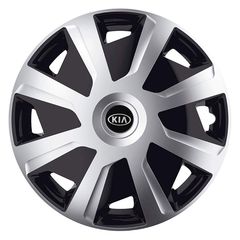 Τάσια Mistral Van Silver Black 16" με σήμα Kia 4τμχ