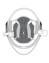 AGV Επένδυση Orbyt Black/Grey Medium