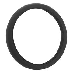 Κάλυμμα τιμονιού συνθετικό μαύρο Strain 37-39cm
