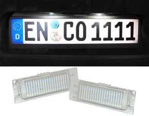 Φώτα πινακίδας Led πίσω υψηλής ισχύος λευκό 6000K 2 τεμάχια για  Opel Corsa C D E 01-19