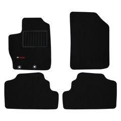 Πατάκια δαπέδου μοκέτας Standard μαύρα για Toyota Yaris III 4τμχ