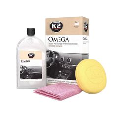 Γυαλιστικό - καθαριστικό ταμπλό K2 Omega 500ml σετ 3τμχ