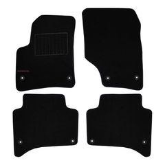 Πατάκια δαπέδου μοκέτας Premium μαύρα για Porsche Cayenne (II) 4τμχ