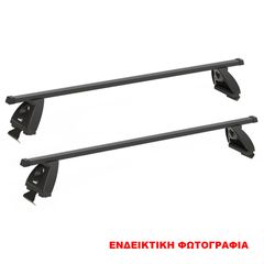 Μπάρες οροφής μαύρες HAKR για Fiat Grande Punto 5D/ Evo 5D (Non-Rails)