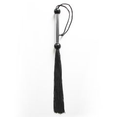 Naughty Toys Black Silicone Flogger 36cm