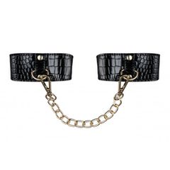 Obsessive Sensual Leather Handcuffs-thumb-1