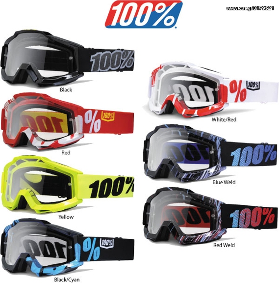100 % goggle απο την mb racing 