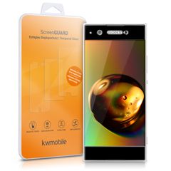 kwmobile Real glass display protective film for Sony Xperia XA1 Ultra - protective film in Black