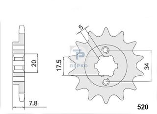 NSR/CRM125 90-01,VT125 99-07 ,XLV125 01-12