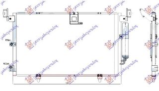 ΨΥΓΕΙΟ A/C 3.0 (RX300) ΒΕΝΖΙΝΗ (680x400x16) LEXUS RX 300 97-03