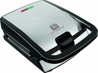 Tefal SW 852 D12 Snack Collection Τοστιέρα Βαφλιέρα με αποσπώμενες πλάκες 700Watt, Black/Stainless