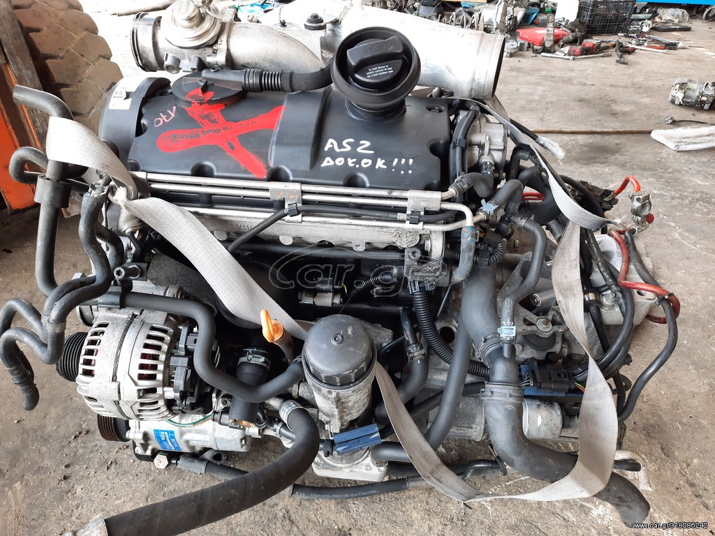 Κινητηρας 1.9 diesel  skoda octavia 4  asz
