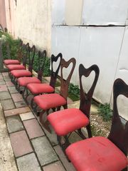 Vintage καρέκλες παλιές καλλιτεχνικές καρέκλες εποχής , τιμή 40€ η κάθε μια ...-thumb-20