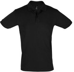 Sol's Perfect Men 11346 Ανδρικό πόλο πικέ Πικέ 180 γρ. - 100% Ringspun βαμβάκι πενιέ BLACK-312