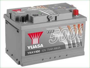 Yuasa Silver High Performance 75Ah YBX5100