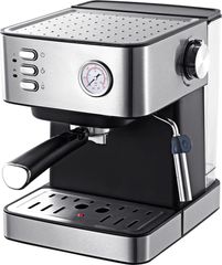 Finlux FEM-1793 Μηχανή Espresso 850W Πίεσης 15bar Ασημί