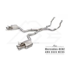 Εξάτμιση από καταλύτη και πίσω της FI Exhaust για Mercedes Benz C63S AMG W205 (MB-205A-CBE)