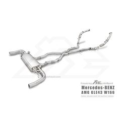 Εξάτμιση από καταλύτη και πίσω της FI Exhaust για Mercedes Benz W166 GLE 400/ GLE 450/ GLE43 AMG (MB-166-CBV)