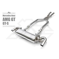 Εξάτμιση από καταλύτη και πίσω της FI Exhaust για Mercedes-Benz GT AMG C190/R190 4.0l, GT-S AMG C190/R190 4.0l (MB-GT-CBV)