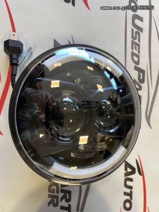 ΦΑΝΑΡΙΑ LED ΕΜΠΡΟΣ ΑΜΑΞΩΜΑΤΟΣ JEEP WRANGLER TJ/JK/CJ